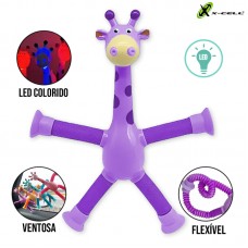 Girafa Estica com Ventosa Led BRQ-GRF X-Cell - Roxo